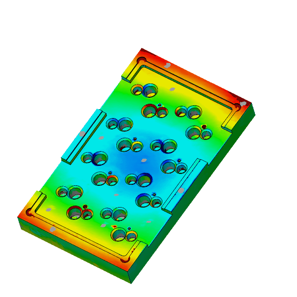 Skanowanie 3D - mapa odchyłek